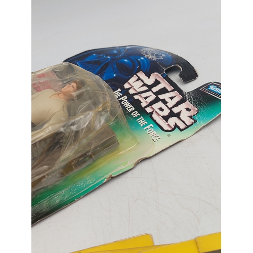 156 - A new sealed star wars the power of the force han solo together with 8 subbuteo table soccer fixture... 
