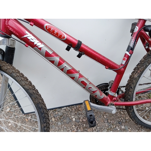 159 - A Verve ladies team saracen mountain bike. Wheel size 26 inches.