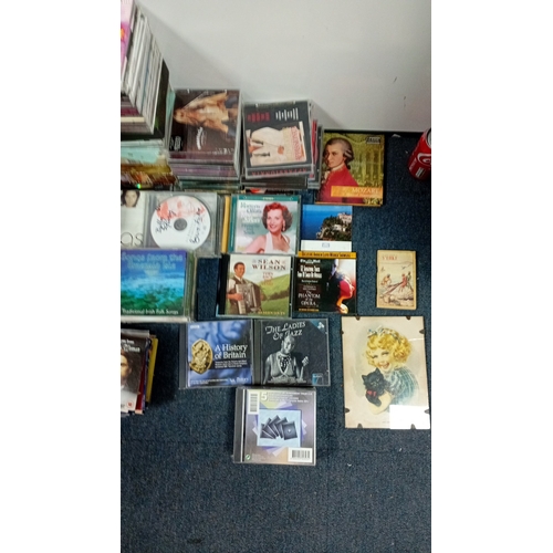 8 - A quantity of compact discs, largely popular, Irish traditional and classical compilations, includin... 