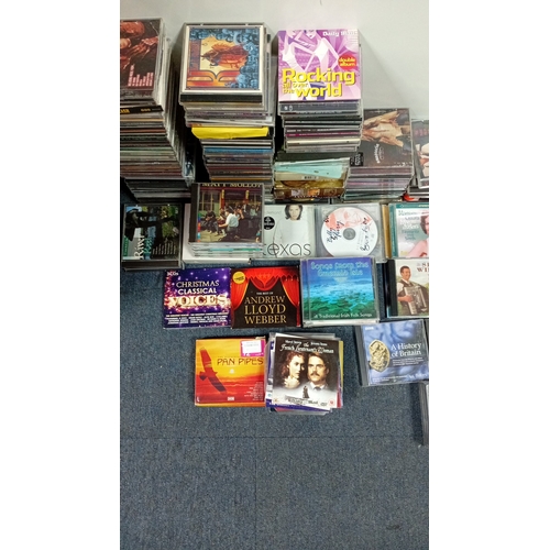 8 - A quantity of compact discs, largely popular, Irish traditional and classical compilations, includin... 