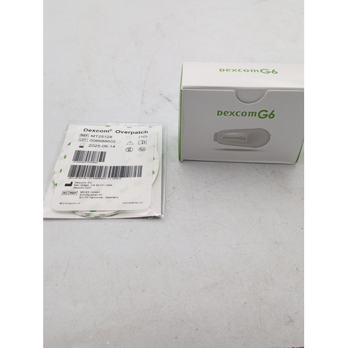 22 - A quantity of Dexcom G6 continuous glucose monitoring supplies, comprising three boxed sensor kits, ... 
