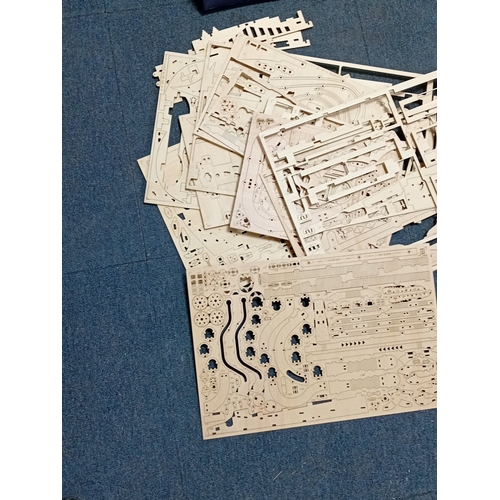 28 - ROKR “3D Pinball” wooden model kit, Circus-themed; comprising the original box, assembly booklet, la... 
