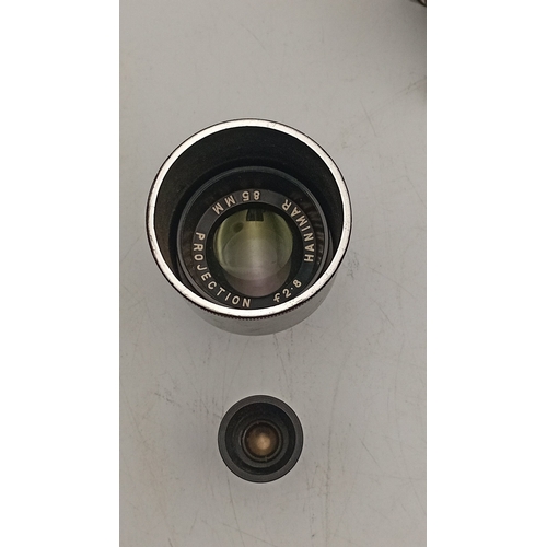 43 - A group of optical and lighting equipment, including a Mag-Lite torch, Neo inspection lamp, compact ... 