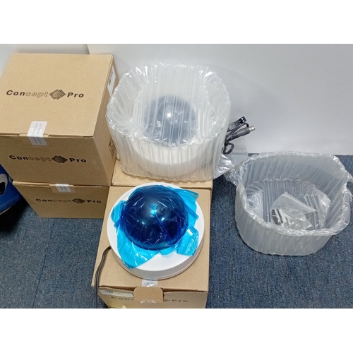 88 - A quantity of surveillance equipment including Pelco by Schneider Electric Sarix IMP Series mini dom... 