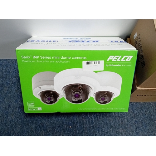 88 - A quantity of surveillance equipment including Pelco by Schneider Electric Sarix IMP Series mini dom... 