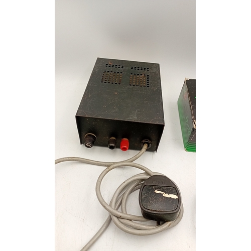 94 - EuroCB EA-150 CB radio linear amplifier with CB-Master CB-35 module, wired leads and a Cobra hand mi... 