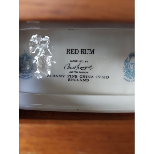 260 - Albany fine bone China figurine of Red Rum and Jockey Brian fletcher. Limited edition number 78 of 5... 