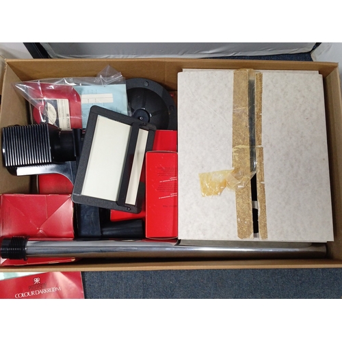 78 - Paterson Colour Darkroom 2NA kit, comprising boxed darkroom enlarger accessories including filter dr... 