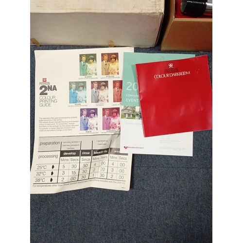 78 - Paterson Colour Darkroom 2NA kit, comprising boxed darkroom enlarger accessories including filter dr... 