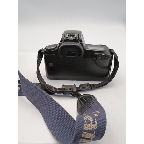 80 - Canon EOS Rebel S 35mm SLR camera with Canon EF 35–80mm zoom lens and integrated pop-up flash, accom... 