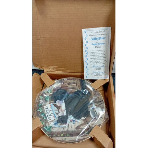 57 - A mixed group of decorative ceramics and collectables including a boxed Hamilton Collection ‘Cabin F... 