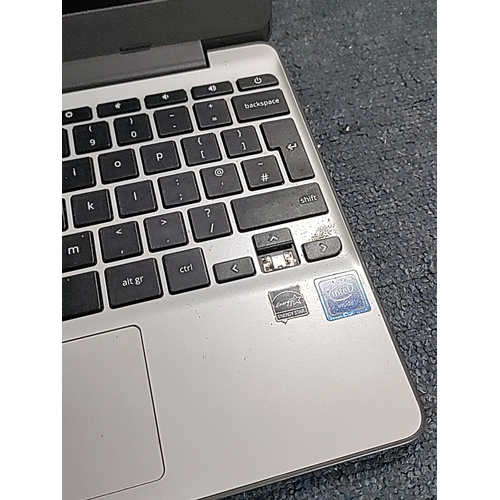 64 - A group of three untested laptops to include; a Toshiba Portege, a Samsung Chromebook XE310XBA and a... 
