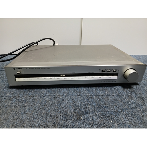 57 - A vintage Trio FM Stereo Tuner KT-80