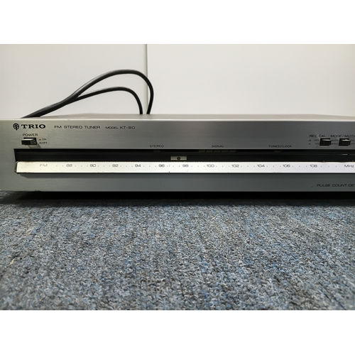 57 - A vintage Trio FM Stereo Tuner KT-80
