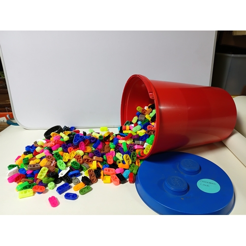 58 - A Better Bricks tub full of a variety of different Better Blocks pieces
