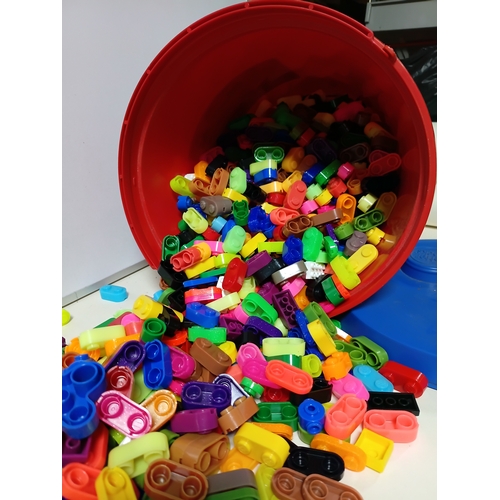58 - A Better Bricks tub full of a variety of different Better Blocks pieces