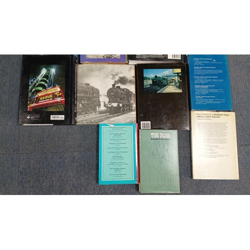 67 - A group of hardback and paperback books on sailing and seamanship, yachting navigation, and British ... 
