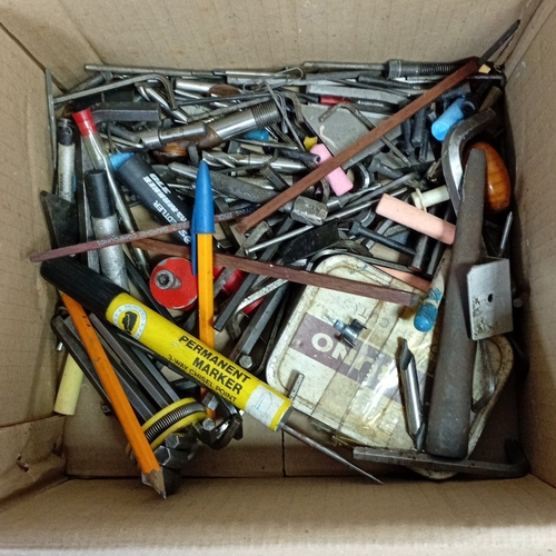 97 - A quantity of machinists’ cutting tools, including boxed twist drill sets, taps and dies, reamers, c... 