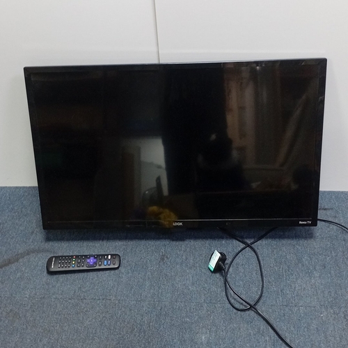 119 - Logik Roku TV 32 inches  LED Smart HD television, model L32RHE23, with Dolby Audio and HDMI connecti... 
