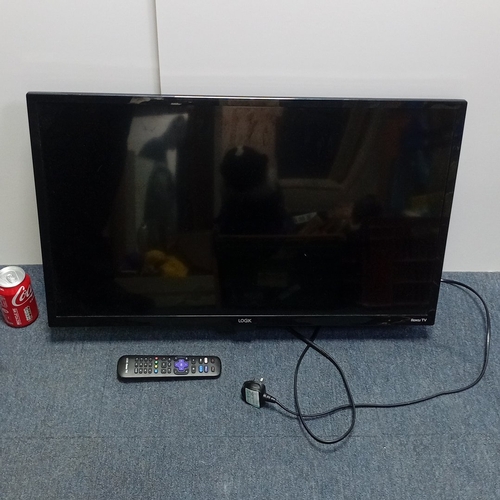 119 - Logik Roku TV 32 inches  LED Smart HD television, model L32RHE23, with Dolby Audio and HDMI connecti... 