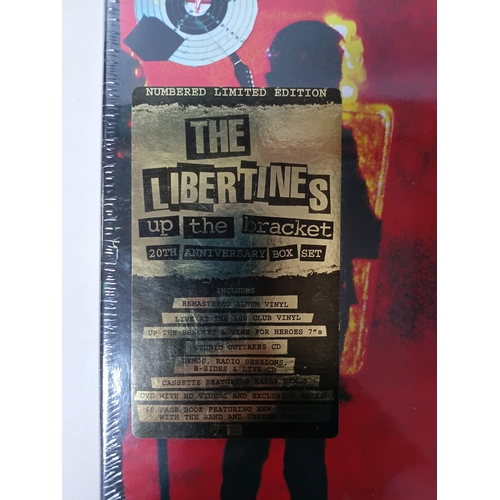 69 - The Libertines Up the Bracket 20th Anniversary Deluxe Box Set. To include, LPs, CDs, DVDs, singles a... 