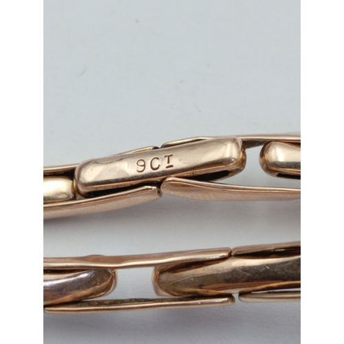 131 - A 9ct hallmarked gold Thomas Russell and Son ladies wristwatch. Total weight 18.4 Grams. In working ... 