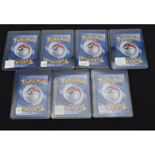 47 - 7x Reverse holo Pokemon cards Pikachu 61/90, Relicanth SH8, Treeko 8/99, Squirtle 96/127, Wartortle ... 