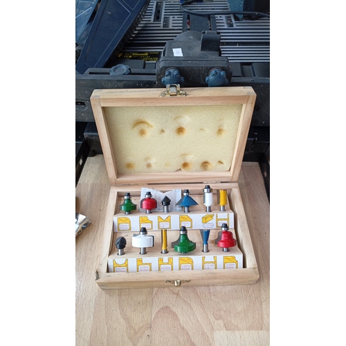 3 - A quantity of workshop tools and accessories including a Power Craft PRT-150 router table needs a mo... 