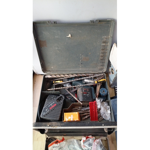 3 - A quantity of workshop tools and accessories including a Power Craft PRT-150 router table needs a mo... 