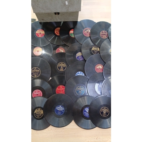 5 - A quantity of 78 rpm shellac records, various labels including Decca, Columbia, Parlophone, Rex and ... 