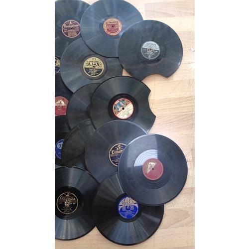 5 - A quantity of 78 rpm shellac records, various labels including Decca, Columbia, Parlophone, Rex and ... 