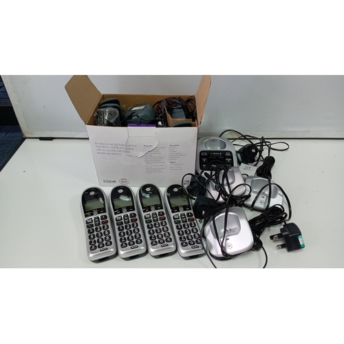 6 - An assortment of domestic and communications electronics, including a Sony Dream Machine clock radio... 