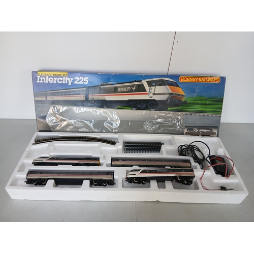 A Hornby railway 00 gauge electric train set intercity 225. Believed to ...
