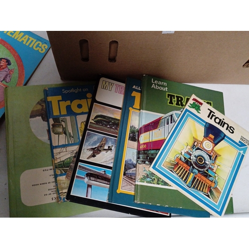 A quantity of vintage children's books and illustrated reference works ...