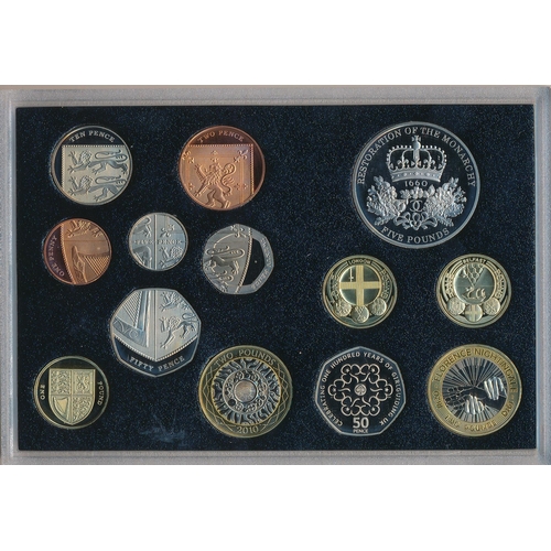 230 - 2010 UK Executive Proof FDC set of thirteen, issued by The Royal Mint, in wooden case with booklet.