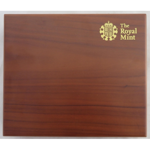 230 - 2010 UK Executive Proof FDC set of thirteen, issued by The Royal Mint, in wooden case with booklet.