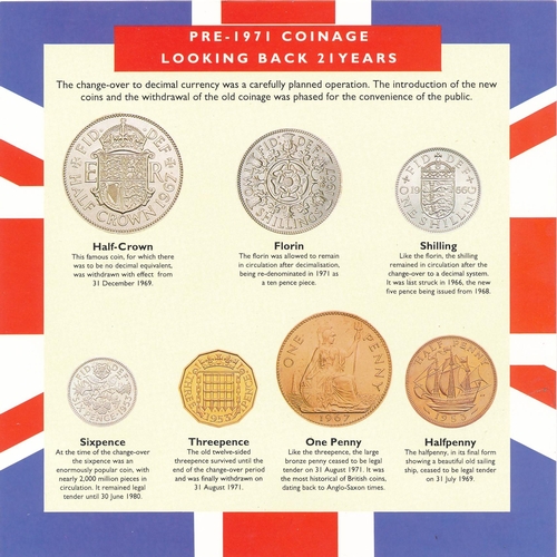 214 - 1992 UK uncirculated coin set of nine, including 1992/93 EEC Presidency 50p, issue by The Royal Mint... 