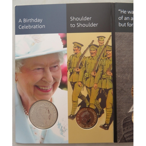 248 - 2016 UK Annual Coin Set of sixteen coins, brilliant uncirculated, issued by The Royal Mint, with boo... 