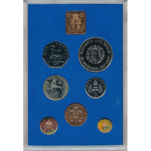 285 - GB proofs sets FDC 1970-1982, date run of thirteen flat packs.