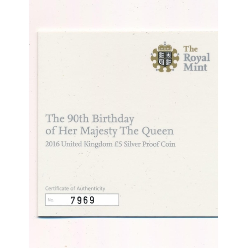 273 - Collection of £5 silver proofs FDC, all in boxes with pictorial outer card boxes and certificates, w... 