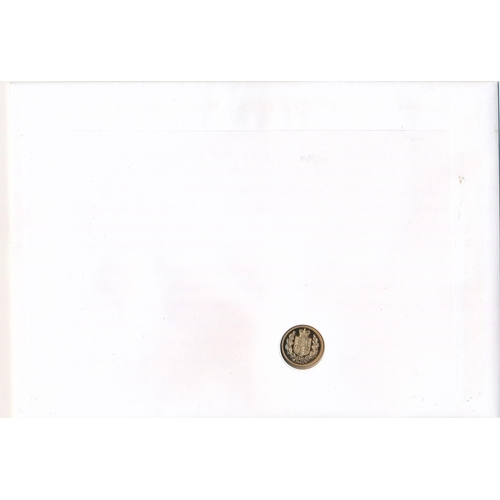 200 - 2002 Shield Design sovereign gold proof FDC on 