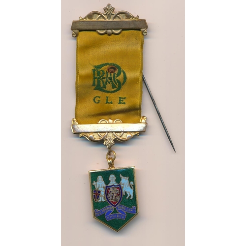 86 - Royal Antediluvian Order of Buffaloes range of jewels (11), 10 are complete with ribbons and pins, f... 