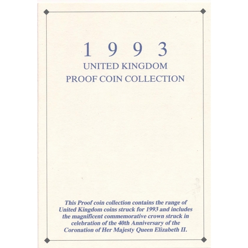 281 - Range of GB Deluxe/Executive proof sets FDC (8), with deluxe sets (red leather) 1985, 86, 93, 95, 96... 