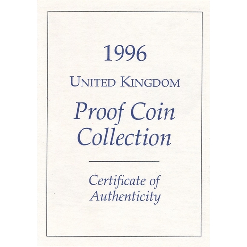 281 - Range of GB Deluxe/Executive proof sets FDC (8), with deluxe sets (red leather) 1985, 86, 93, 95, 96... 