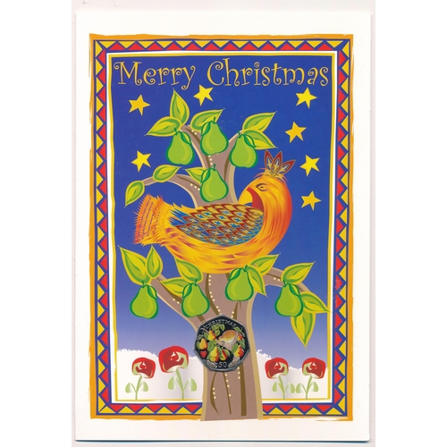 327 - Isle of Man - 2005 Christmas 50p coloured Partridge in a Pear Tree on Christmas card, with certifica... 