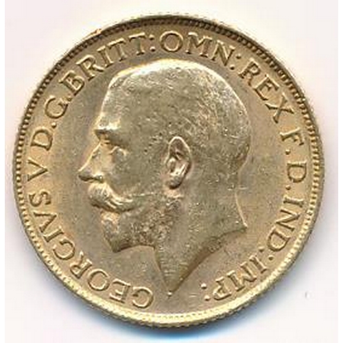 187 - 1913 sovereign fine.