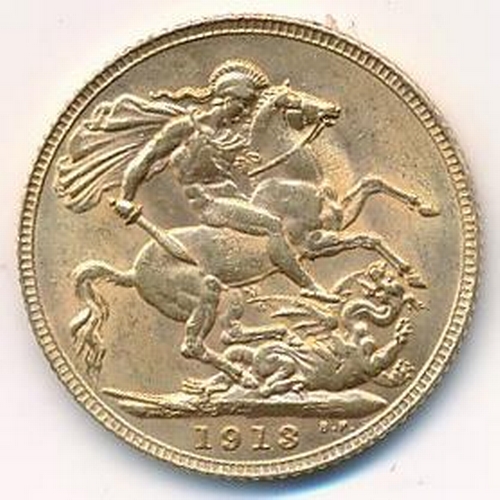 187 - 1913 sovereign fine.