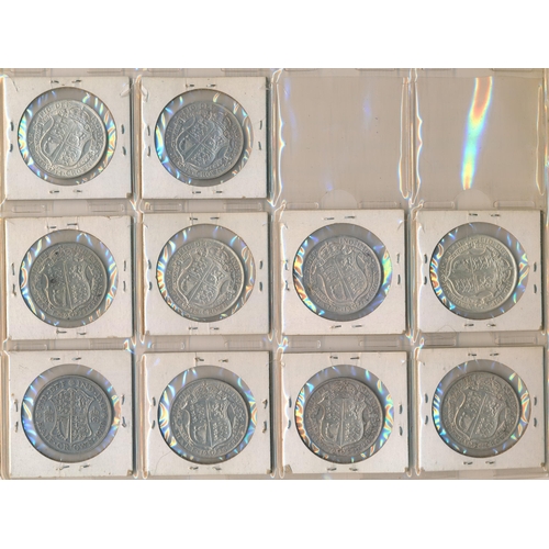 167 - Range of silver half crowns (30), generally fine to very fine with 1913, 1914, 1916, 1918 (2), 1923,... 