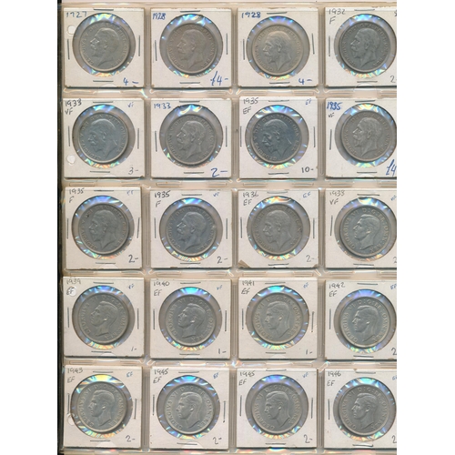 167 - Range of silver half crowns (30), generally fine to very fine with 1913, 1914, 1916, 1918 (2), 1923,... 