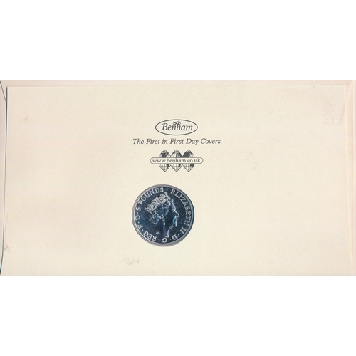 289 - Range of stamp and silver coin covers, with selection in Westminster leatherette folders including s... 